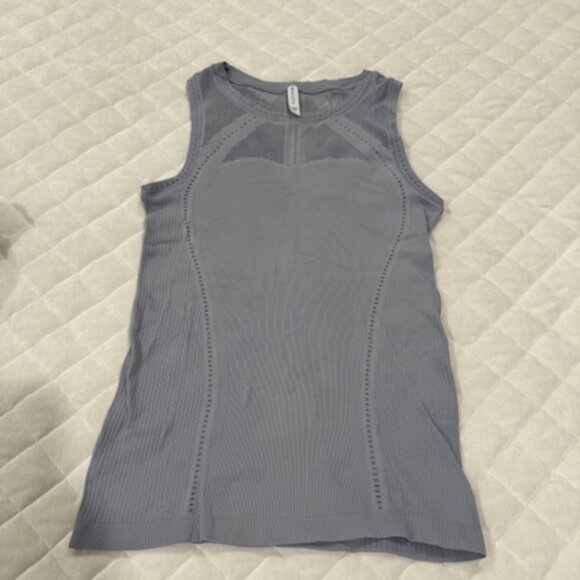 Athleta Oxygen Seamless Grey Tank Size S - Picture 1 of 4